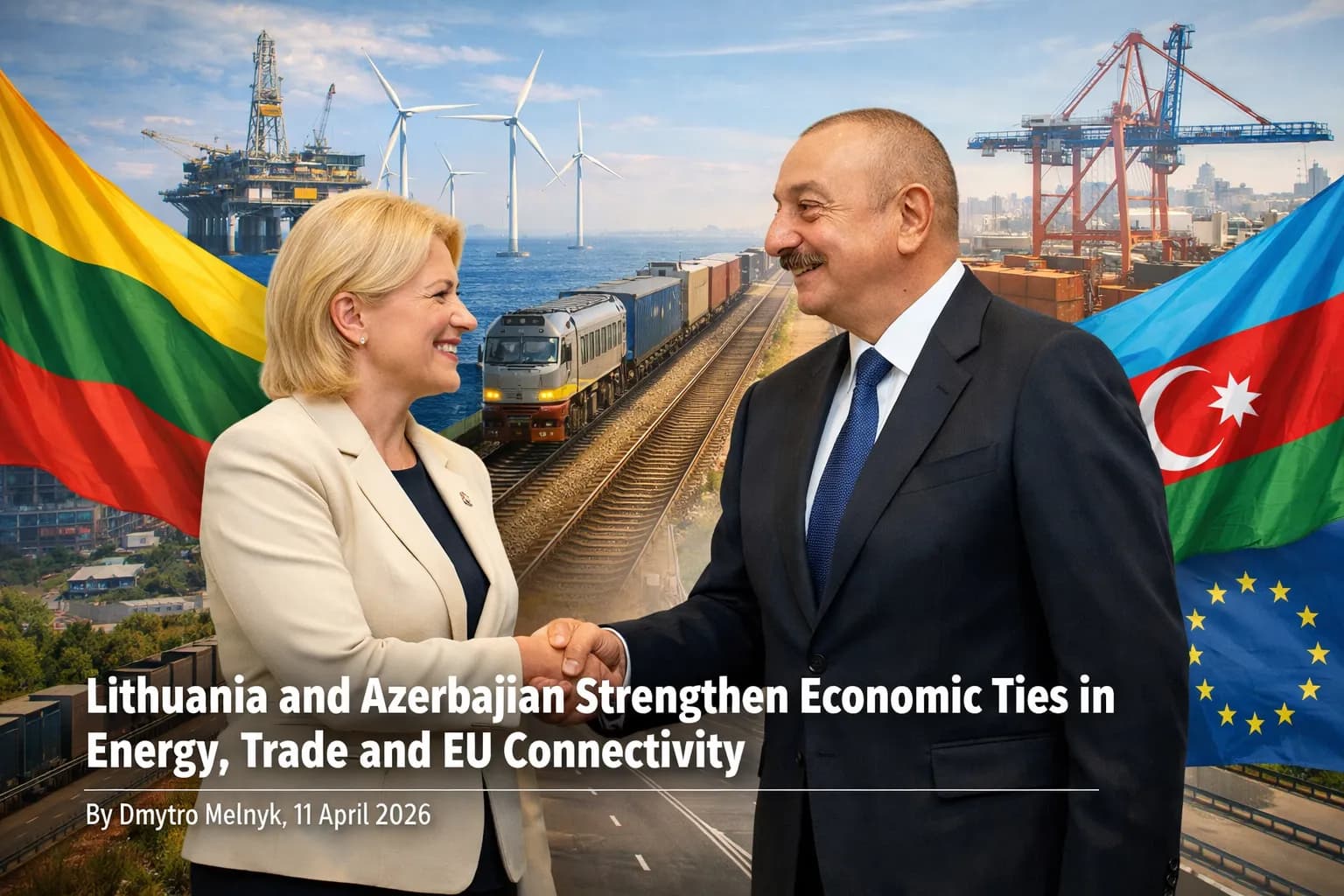 Lithuania and Azerbaijan strengthen economic ties in energy, trade and EU connectivity.