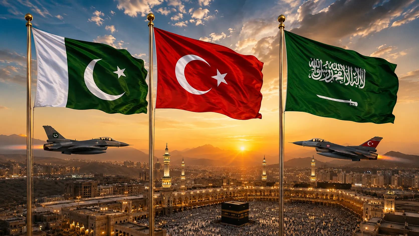 Historic Makkah Defence Agreement Unites Pakistan, Türkiye & Saudi Arabia