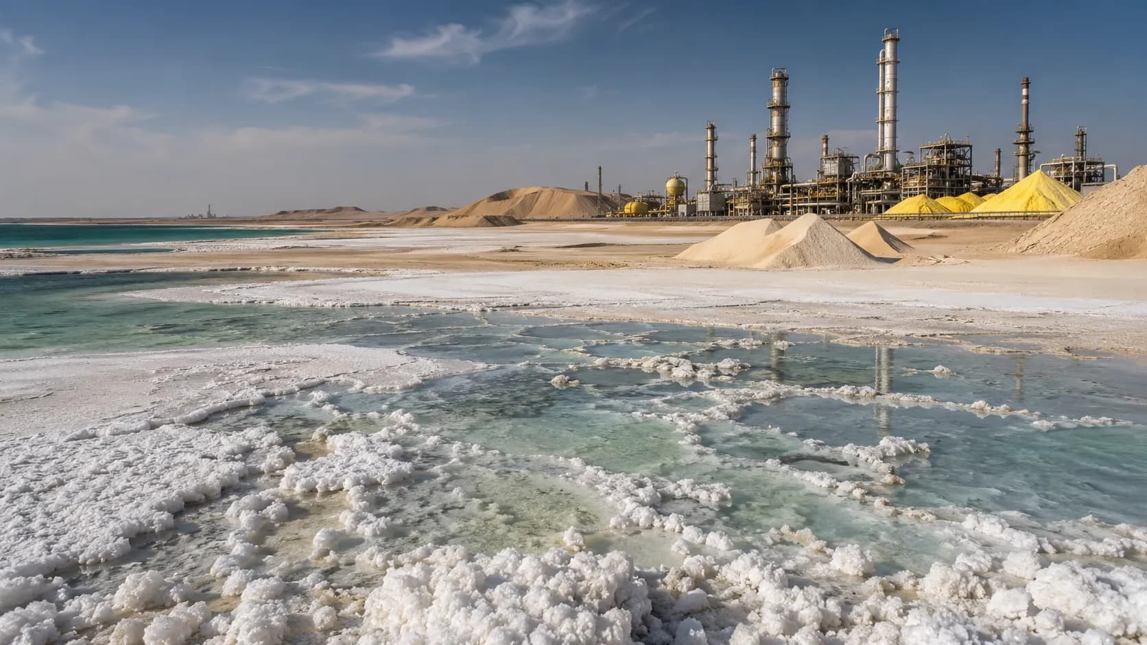 Turkmenistan’s Hidden Wealth: Salt, Brine, Sulfur, and Sand