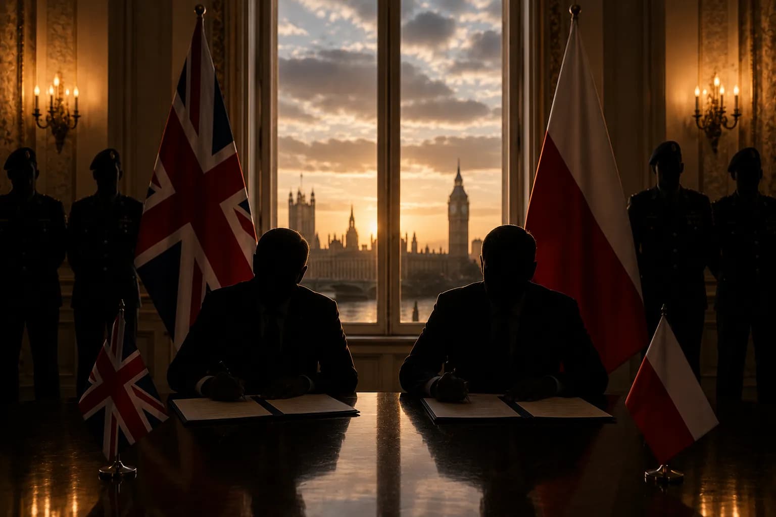 A new defense treaty signed between UK and Poland
