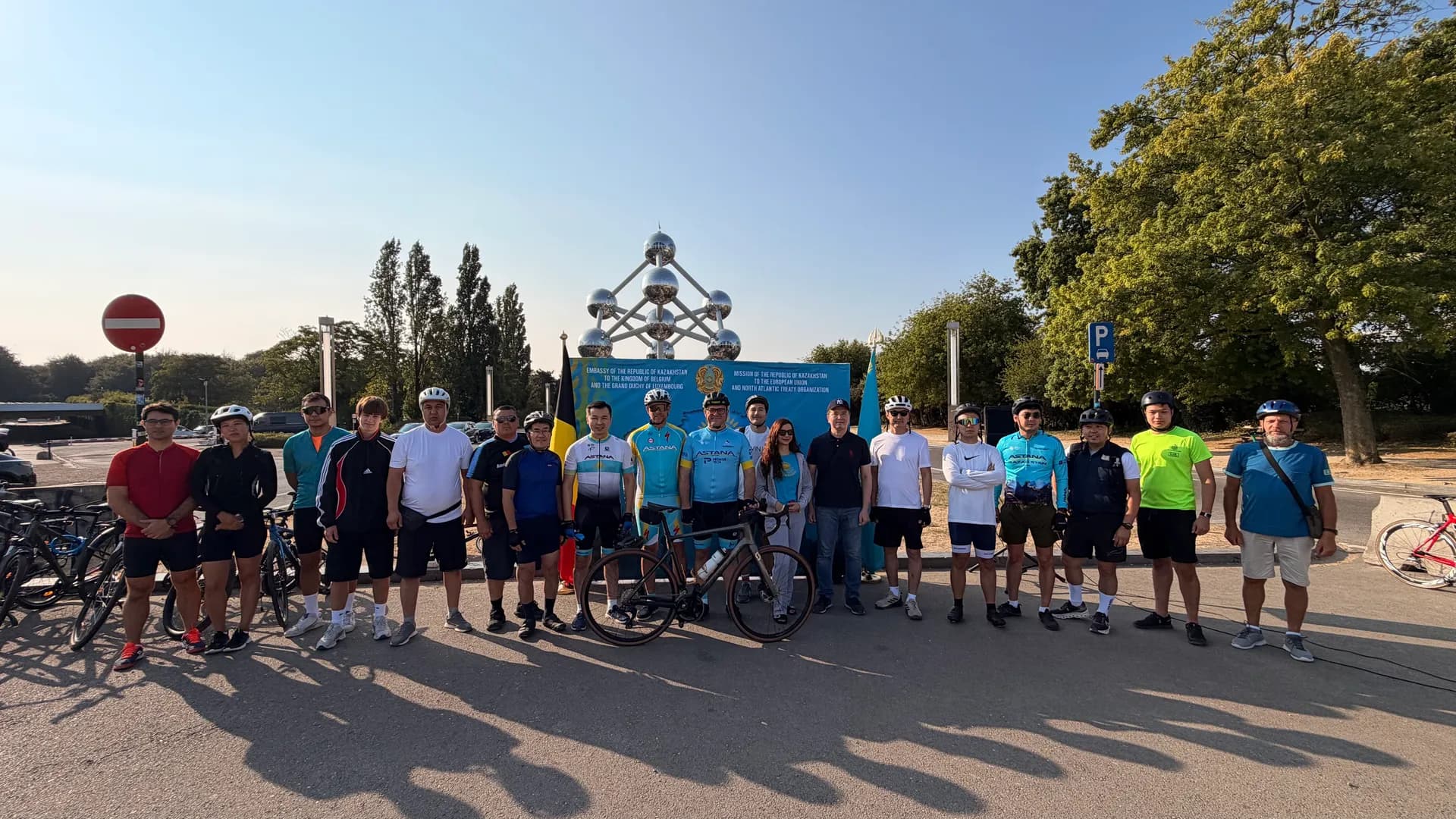 Kazakhstan and Belgium Mark 34 Years of Diplomatic Relations with Cycling Ride in Brussels